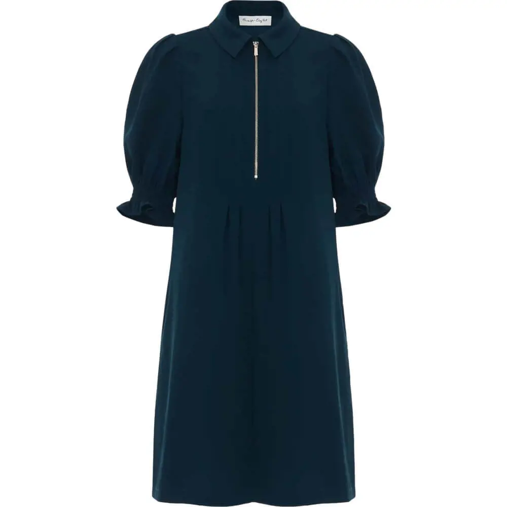Phase Eight Candice Fit And Flare Zip Swing Dress